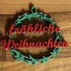 Christmas Fröhliche Weihnachten Ornament 3D Printed German Merry Xmas Wall Door Hanging Decoration Home Office Holiday Party Pendant