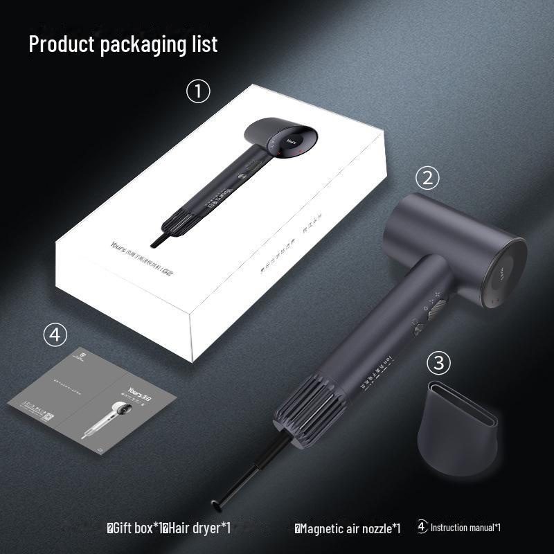 Yongri High-Speed Ionic Hair Dryer - Silent, Quick-Drying, Powerful for Home & Salon Use
