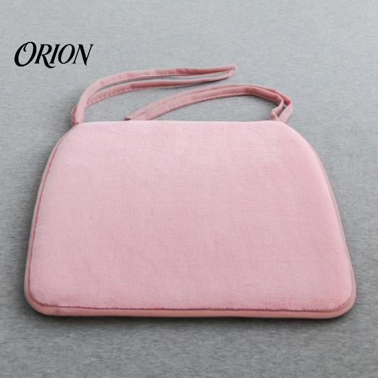 Anti-slip Thickened Buttock Relief Pad Plush Chair Cushion with Ties, Soft Cozy Non-slip Seat Cushion, 15.75" for Hard Seats x Warm Office Dining