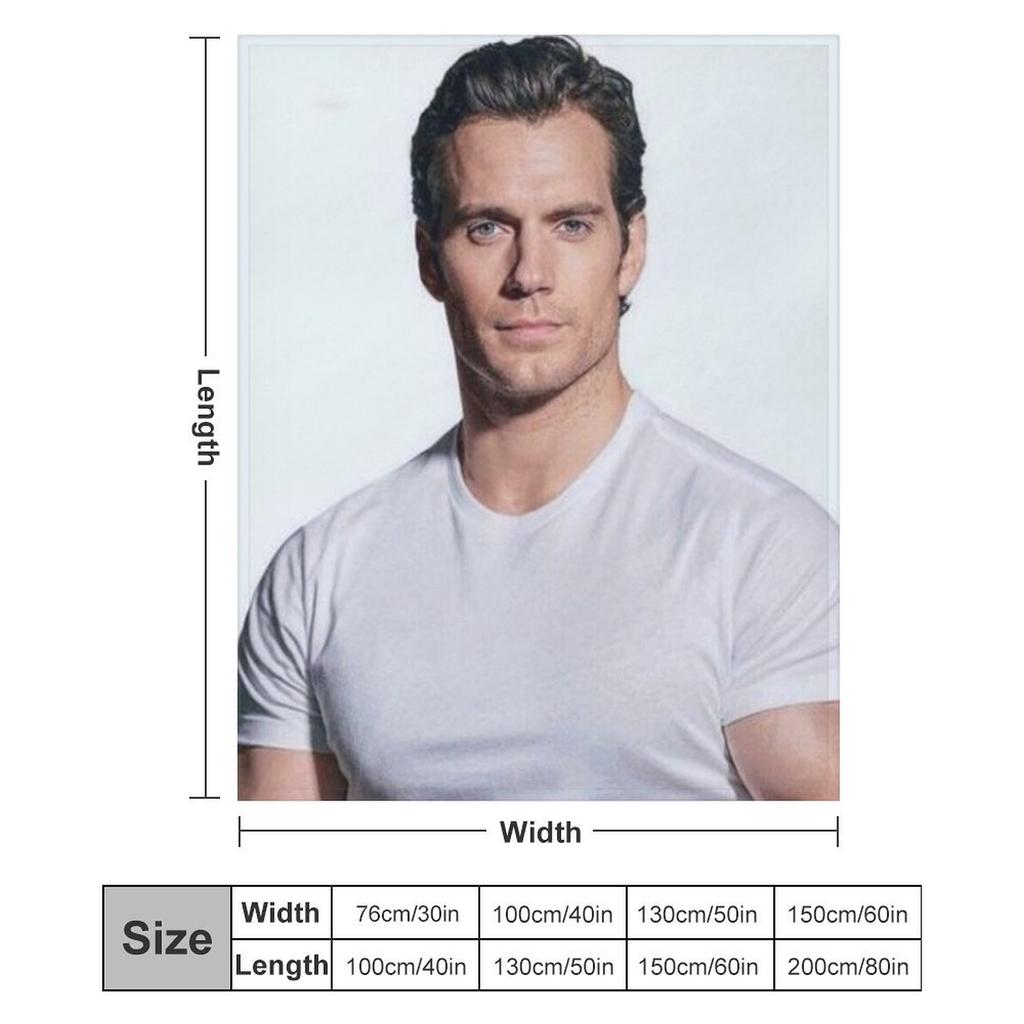 New henry cavill Throw Blanket Cute Furry For Decorative Sofa Designers Blankets