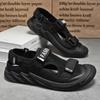 Fashion Summer Sandals Men's New Hollow Platform Outdoor Seaside Leisure Sports Wear Resistant Walking Mesh Fashion Sandals 2025