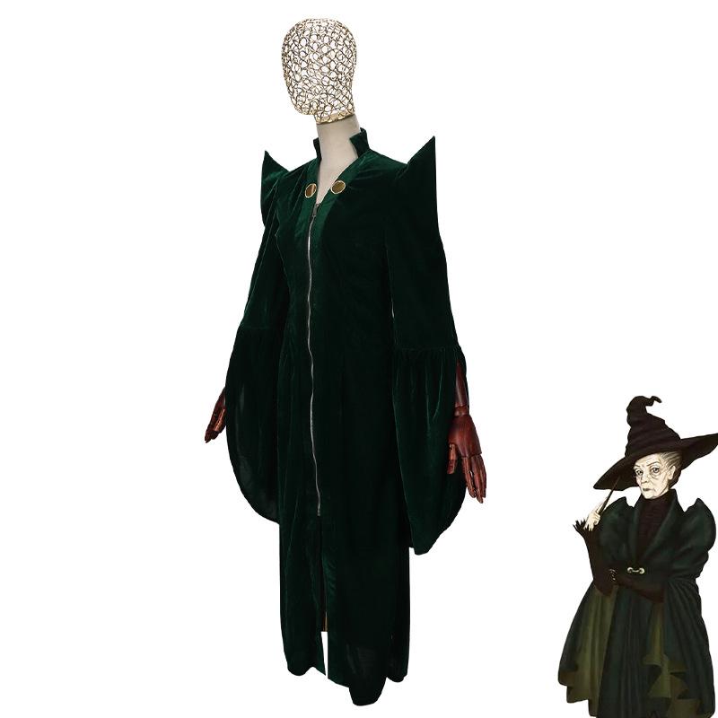 Professor McGonagall Wizard Costume - Hogwarts Headmaster Robe