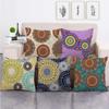 Circular Geometric Pattern Digital Printing Short Plush Pillow Covers For Car Sofa Office Cushion Cover Home Goods