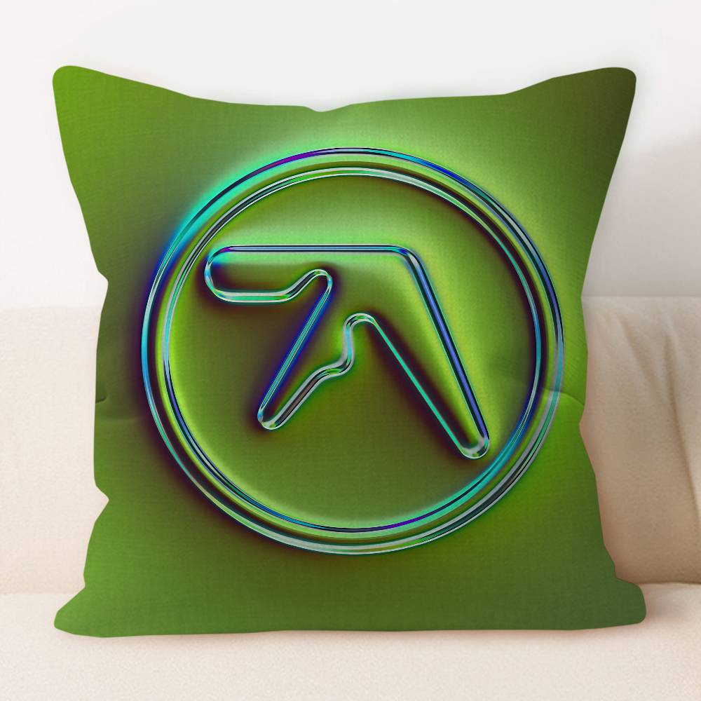 

Диджей A-Aphex T-Twin Персонализированная фотография Текст Домашние декоративные подушки Бытовые подарки 45x45см 12x12Inch