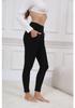 Women's High-Waisted Fleece-Lined Wool Leggings - Warm Skinny Yoga Pants for Autumn/Winter