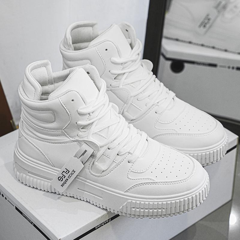 Casual Sneaker Wysokie trampki męskie Mokasyny Buty dla mężczyzn Deskorolka Sport i wypoczynek Odporne na zużycie Antypoślizgowe Na każdy mecz Nowe