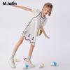 M.Latin Girls' Summer Bubble Sleeve Doll Dress