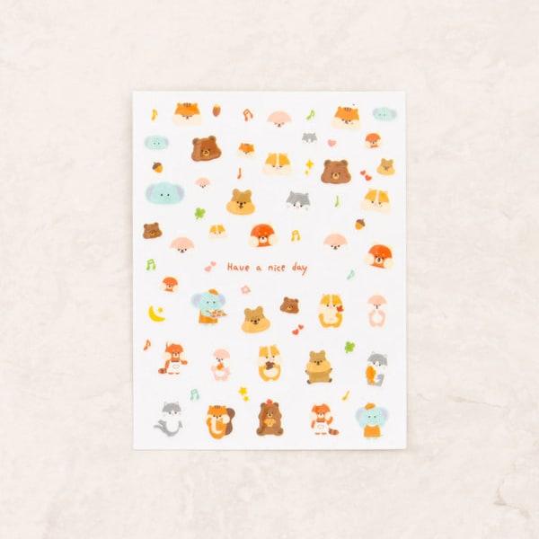 Friends With Chubby Cheeks, Pastry Chef Nail Stickers (2 Pieces)