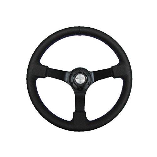 

Fortune D1 SPEC DEEP80 Deep Cone Steering Wheel, 34mm Diameter, Blue Stitching, DSC-80340BL