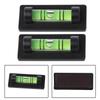 Bubble Level Magnetic Base Practical 2pcs Brand New
