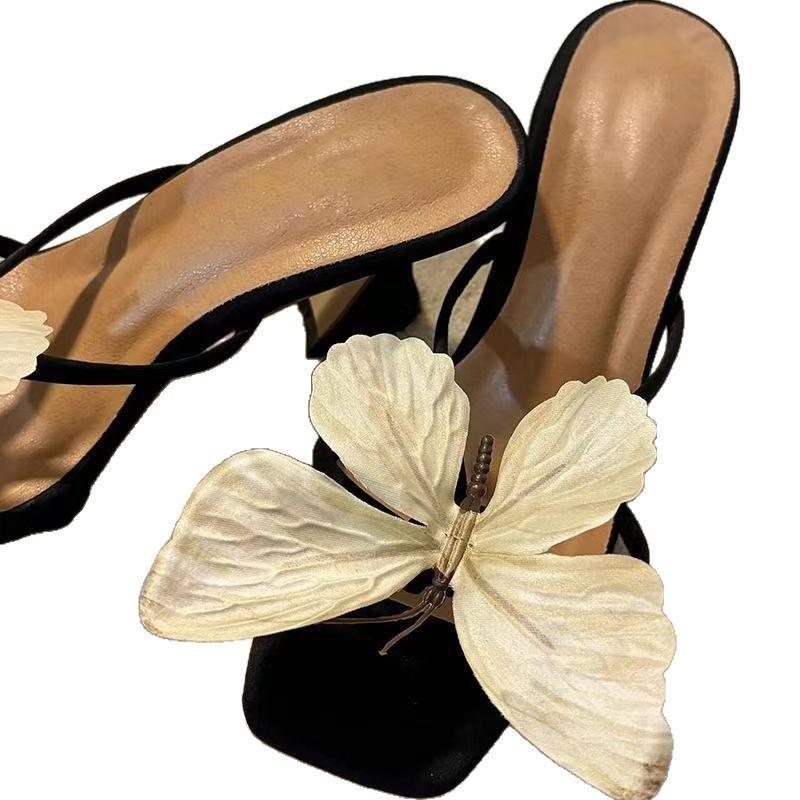 Women's Summer French-Style Slippers: Pair with High Heels or Flower Sandals for a Fairy Look