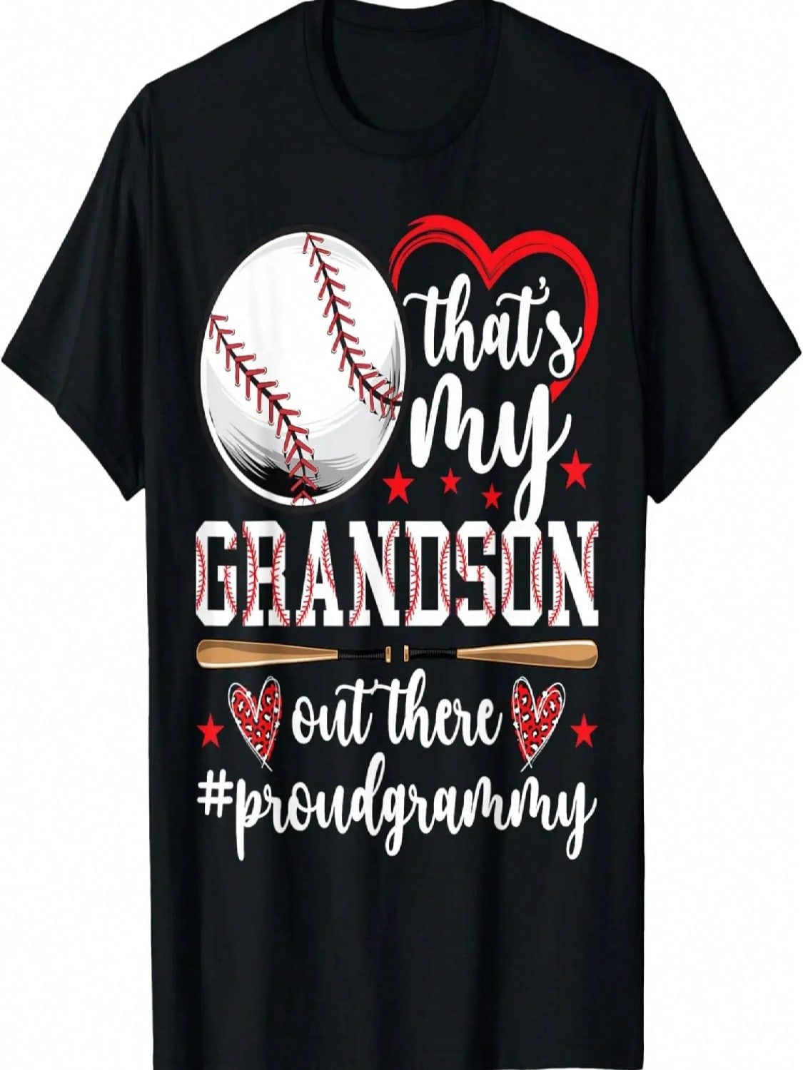 That s My Grandson Baseball Grammy Of A Baseball Player T-Shirt S разноцветный