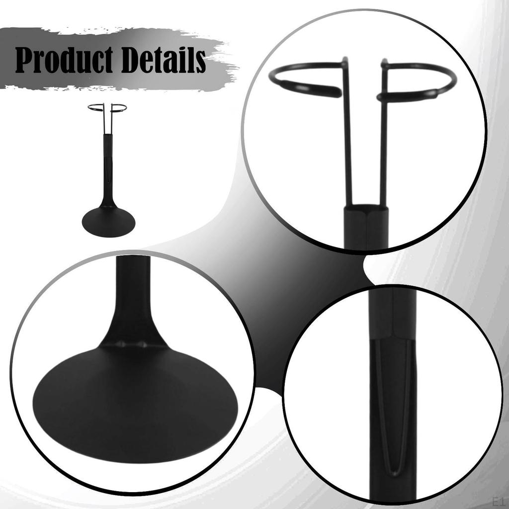 Display Stand Adjustable Height Doll Holder Desk Organizer Metal Base Suitable for Collectors Shop