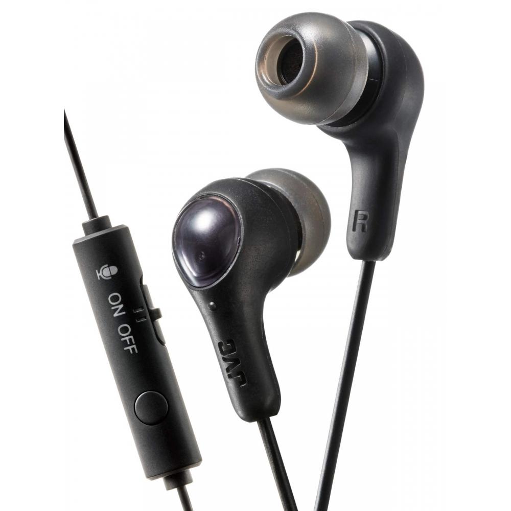 

JVC Kenwood JVC HA-FX7G-B Игровые наушники с пультом дистанционного управления и микрофоном, компактная и легкая конструкция, для удаленной работы и видеоконференций, черный