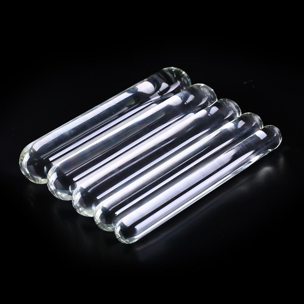 23Cm Glass Dildo Anal Butt Plug Dong Temperature Play Glass Dildos