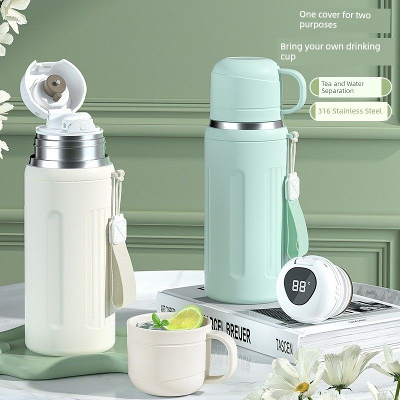 2025 New Model of High-Looking Water Cup for Women, Office Cup for Female Office Workers, Large-Capacity Thermos Cup for Women