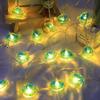 Astronaut Rocket LED String Lights for Kids' Bedroom Decor