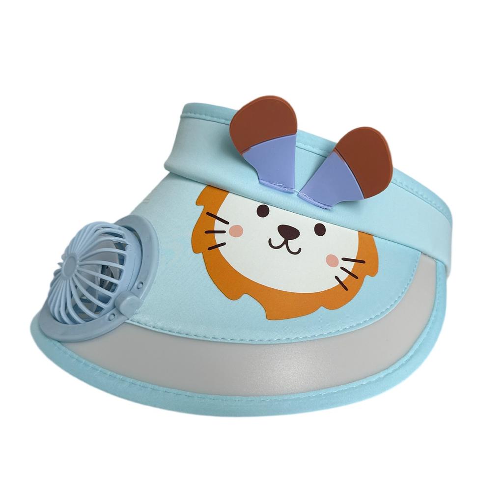 Children Sun Hat Fan Cap, Combining Sun And Functions/Invisible Fan Black Technology/Long Battery Life/Lightweight And Portable