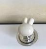 Broken Heart Shape Toilet Presser Self-Adhesive Rabbit Toilet Press Button Nail Protector Toilet Lid Handle Tank Flush Button