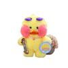 Plush Unique Littlecucu Toy Charming Yellow Duck Doll With Skateboard And Glasses