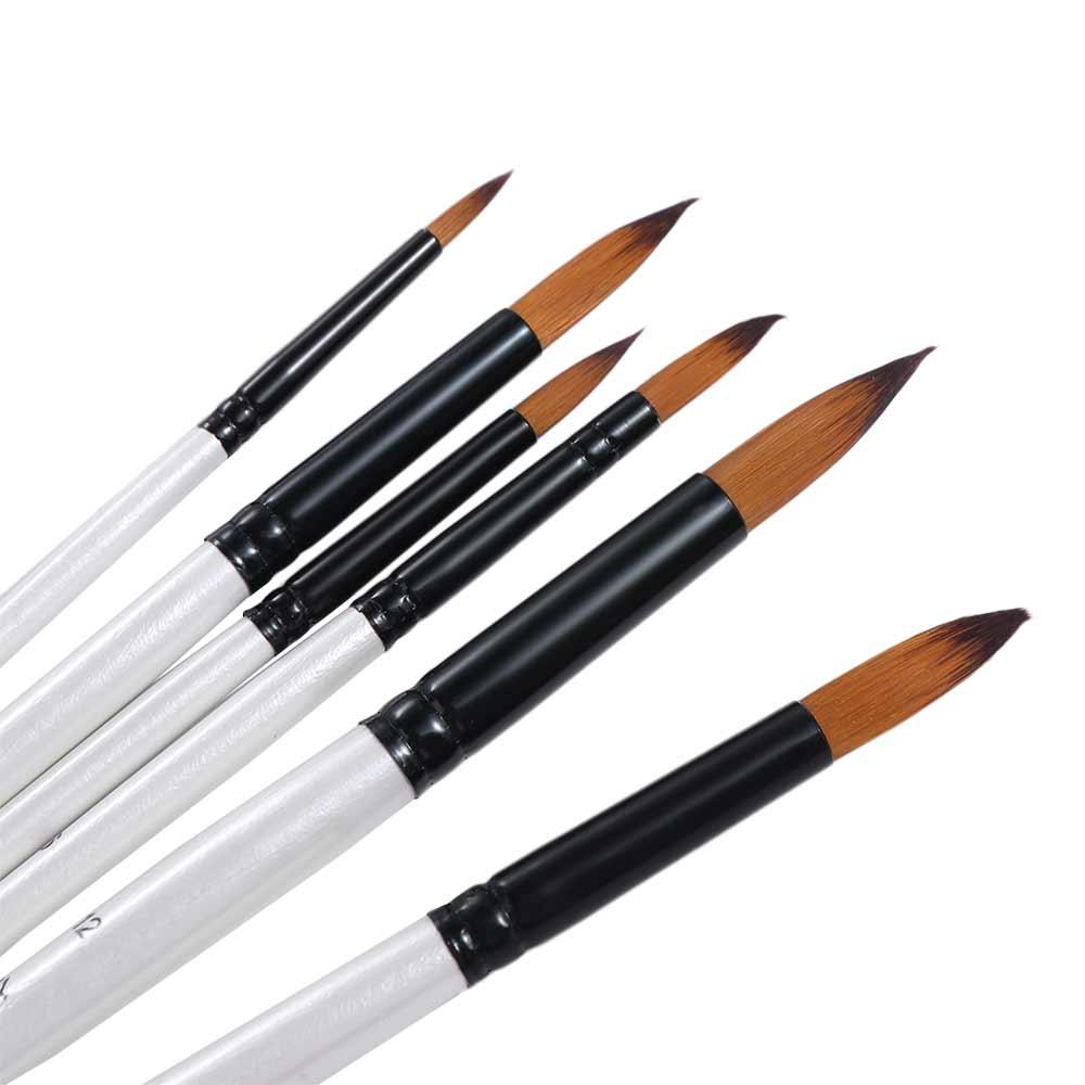 Practical Watercolor Painting Brushes Wooden Handle Acrylic and Oil Brushes Paint Brush