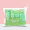 6Pcs Leak Proof Refillable Travel Bottle Set For Toiletries Travel Containers With Zipper Clear Toiletry Bag
