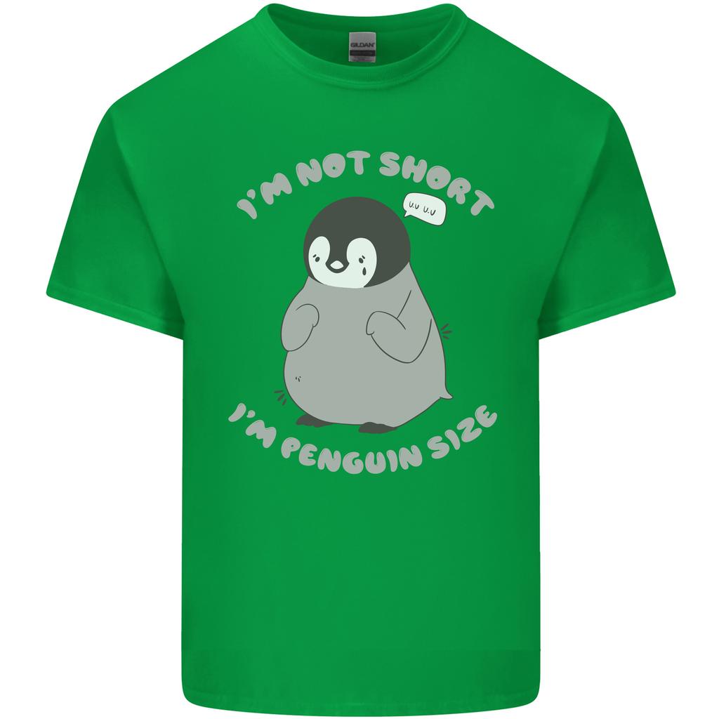 Im Not Short Im Penguin Size Funny Unisexs Light Cotton TShirt
