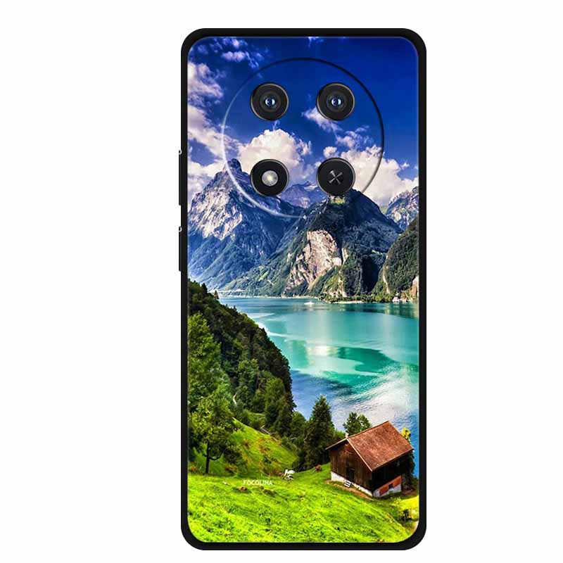 Phone Case For Honor X9c Back Cover Case Black Silicone Soft Funda For Honor Magic 7 lite X60 Pro 5G Case Magic7 lite 7lite Capa