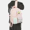 Niedlicher Rucksack mit Fruchtmuster für Damen und Mädchen, modischer Schul- und Reiserucksack mit mehreren Fächern