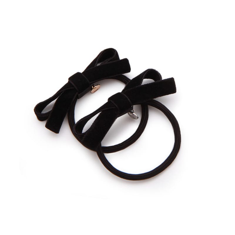 

XPIER 2 комплекта)Резинка-бант для волос black