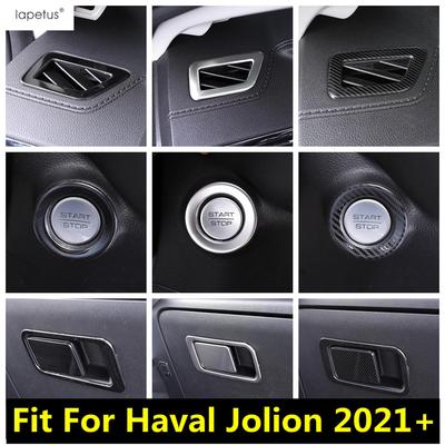 Dashboard Air AC Outlet Vent / Start Stop Button Ring / Glove Box Sequ Cover Trim Accessories For Haval Jolion  - 2024