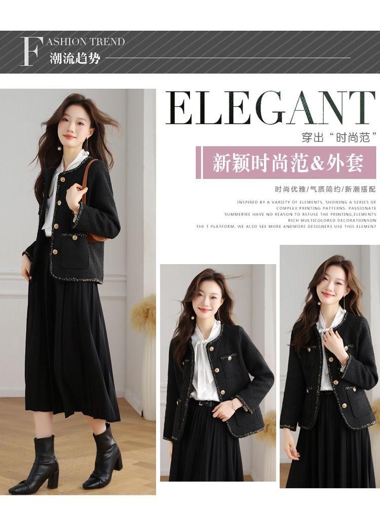 Bold woolen French socialite high-end top