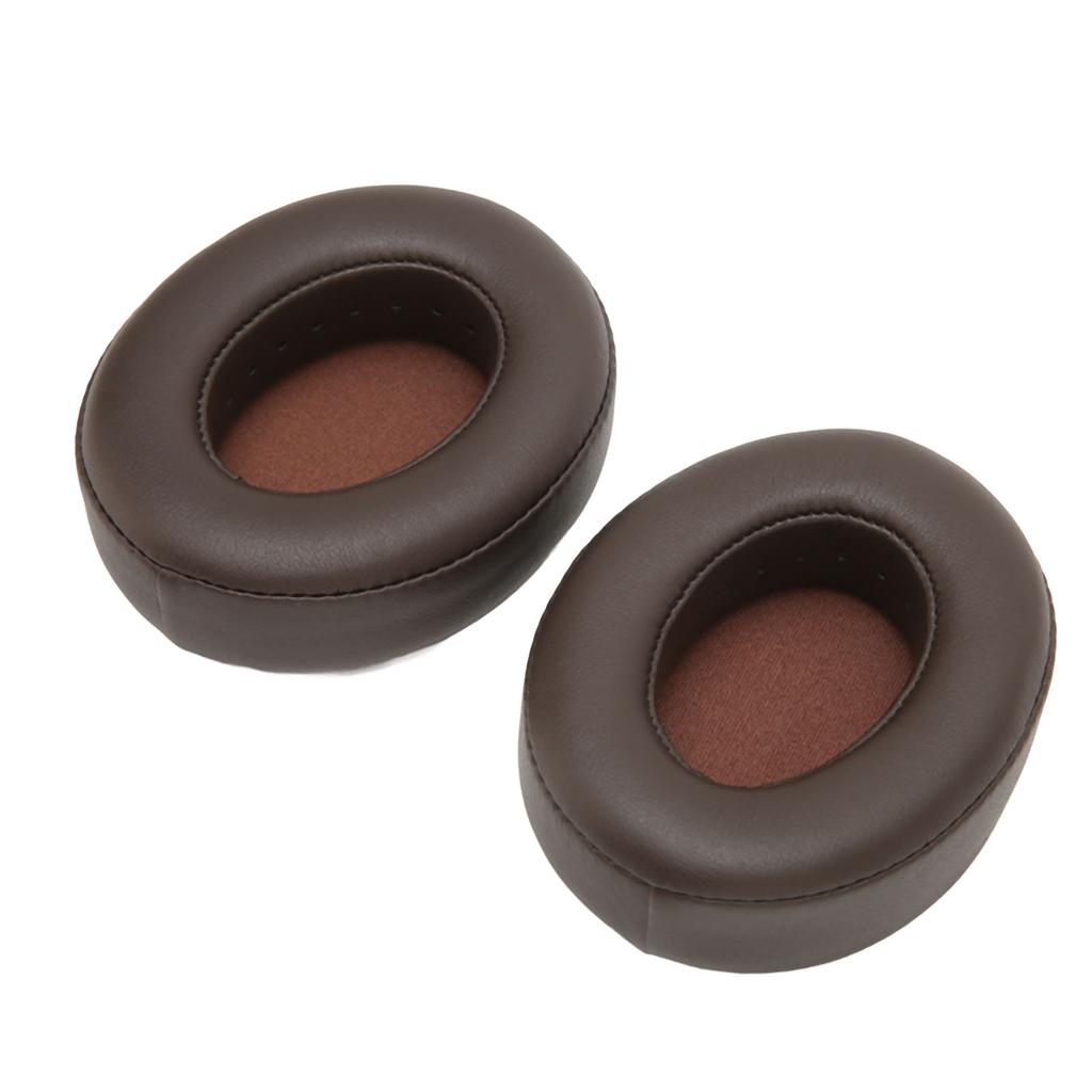 Replacement Ear Cushion Protein Leather Wearproof Headphone Ear Pads for Edifier W855BT Brown