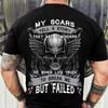 2026 New Summer Hot Sale Double Gun Skull Digital Printing Short Sleeve Boys Handsome Personality Crew Neck T-Shirt Top