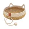Panier pour chat universel extra large en paille tressée - Chaud, nid pour chaton quatre saisons