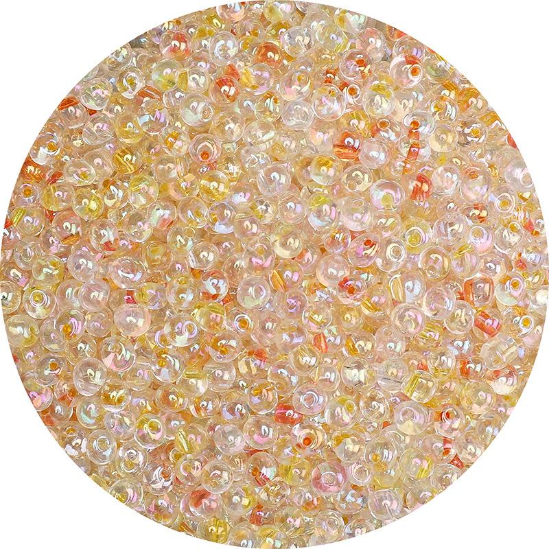 4mm Water Drop Colorful Glass Millet Beads Handmade Diy Jewelry Materials Loose Beads Accessories Package Hanging Necklace Strings Beads Nice Beads