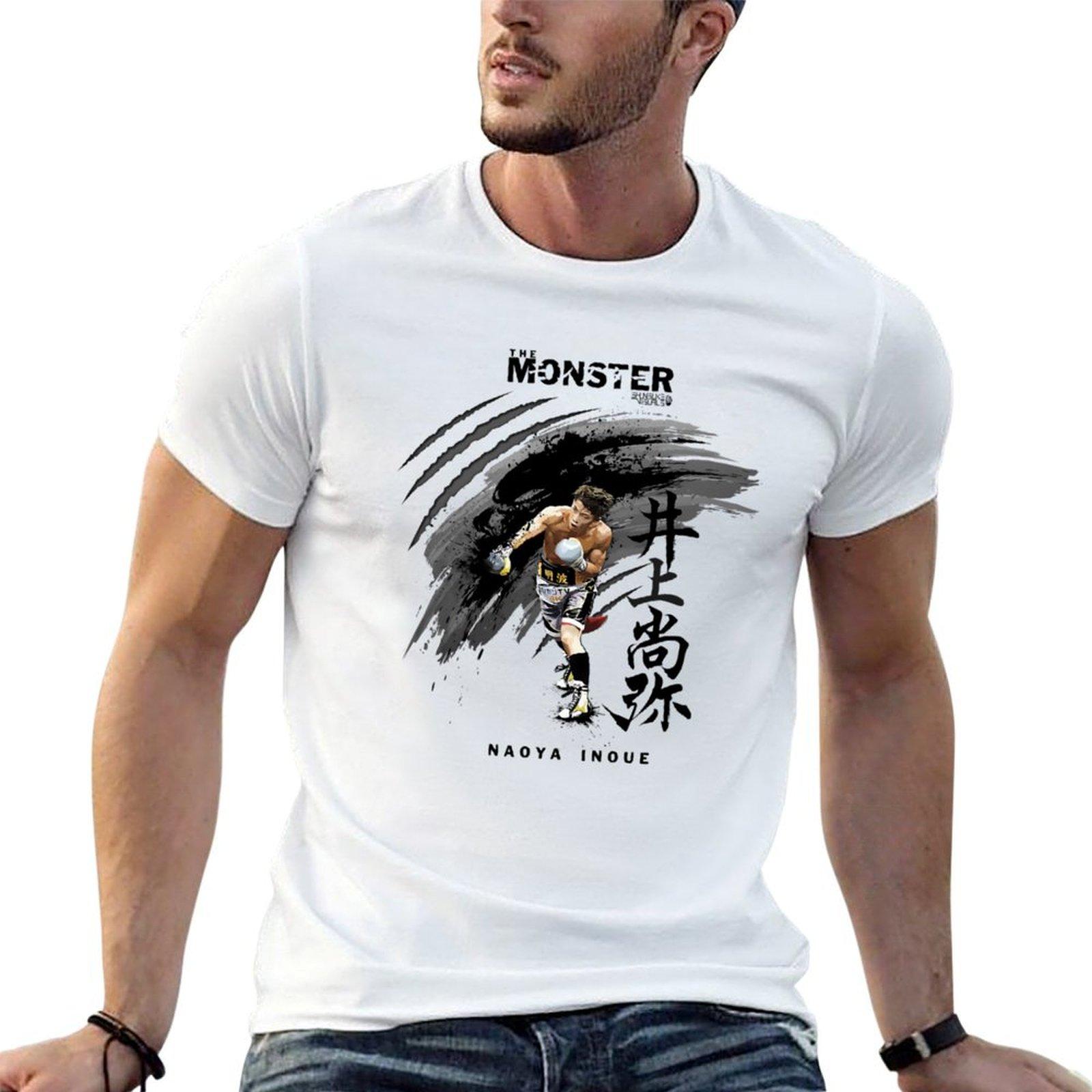 

Naoya Inoue Boxing T-Shirt essential t shirt street wear basketball graphic tees compression shirt men 4XL