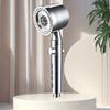 Soffione Doccia ad Alta Pressione a 5 Modalità Risparmio Idrico Filtro Portatile Manuale con Elementi Filtranti Arresto a un Pulsante Set di Accessori per Bagno