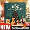 1/2Set Dog 24 Days Christmas Countdown Calendar Ornaments Christmas Advent Calendar Hanging Pendant Funny Gift for Dog Lovers