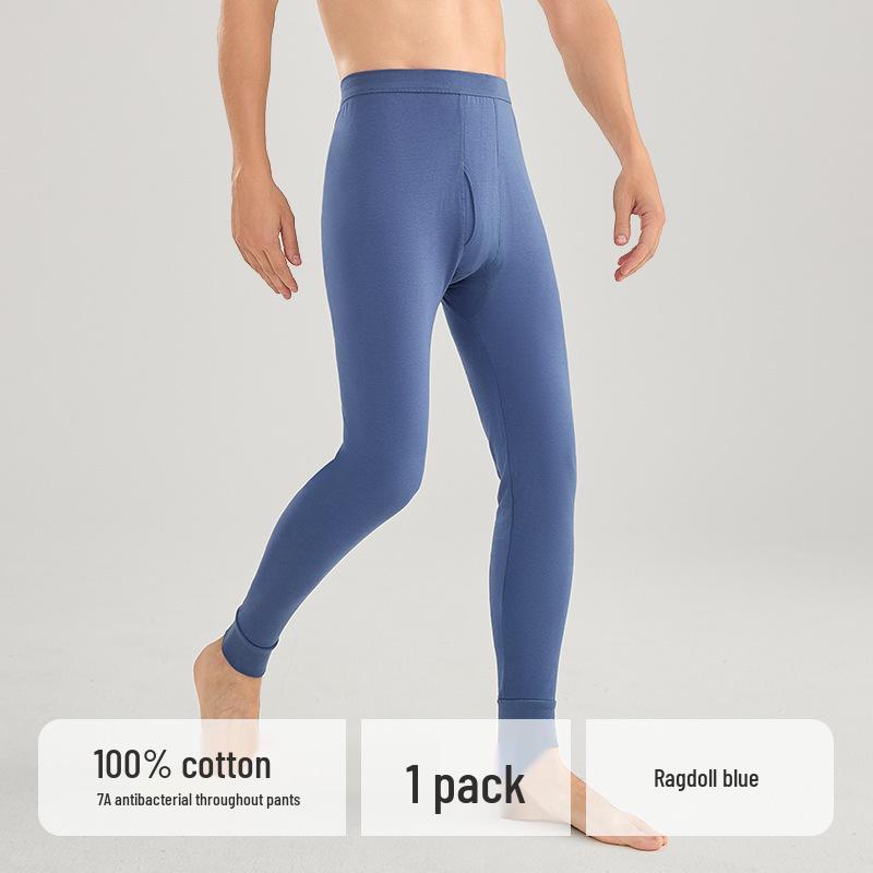 Colanți termici din bumbac 100% pentru bărbați 2025: Strat de bază ușor, mulat, pentru toamnă și iarnă