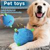 Large Dog Toy Ball For Teeth Cleaning, Interactive Self-entertainment, Plush, Eco-friendly Pet Chew Toy