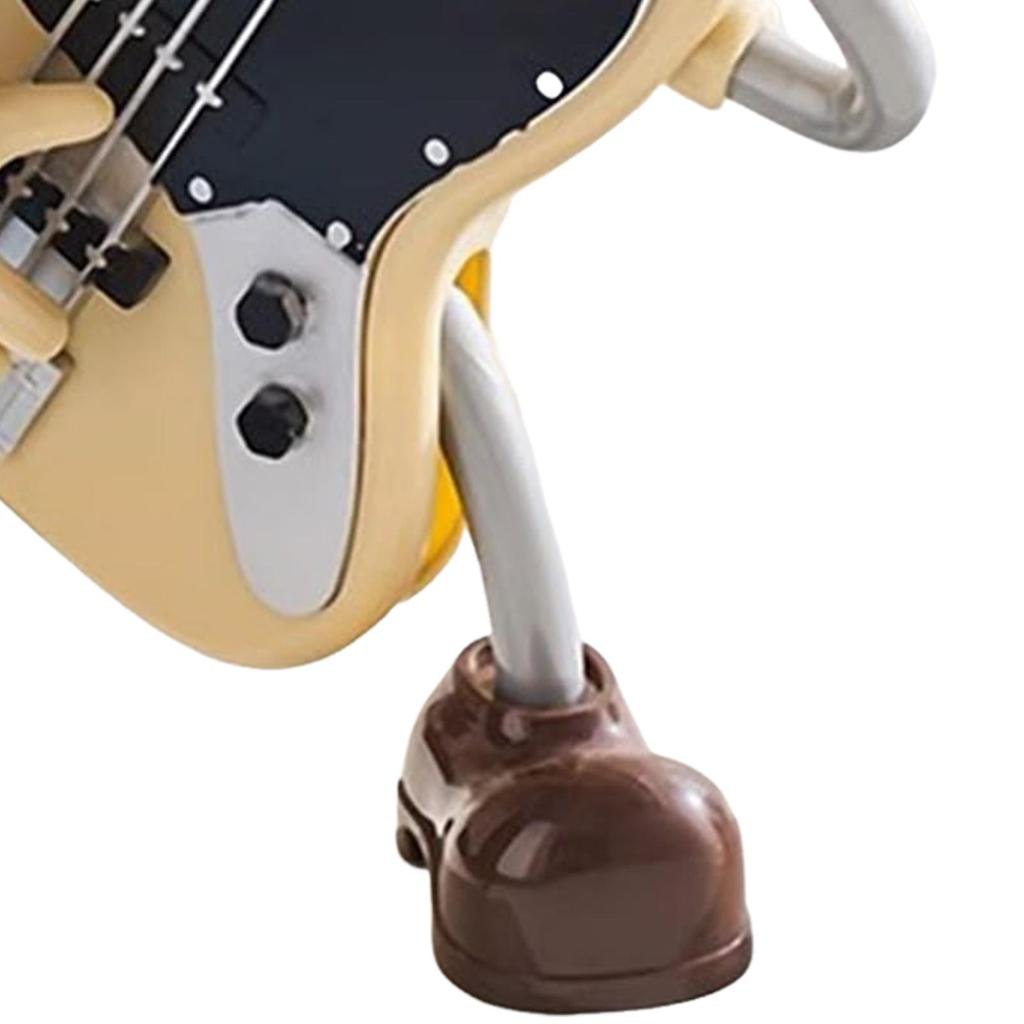 Musical Instrument Statue Abstract Tabletop Display Guitar Statue Desktop Decoration For Music Lovers Boys Girls Kids Bookshelf