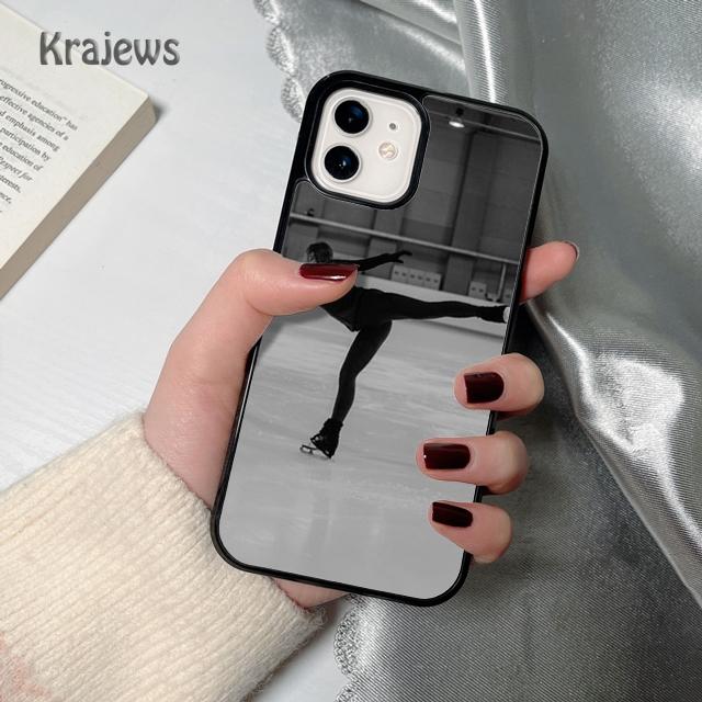 Figure Skating Dance Sport soft Phone Case Cover For iPhone 17 Air 16 15 14 plus 12 13 pro max coque Fundas