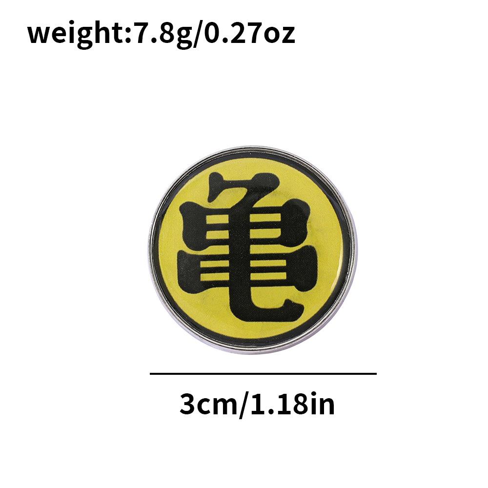 Японская анимация Dragon Ball Металлическая значка Аниме персонаж Периферийные Аксессуары Брошь из сплава Булавка