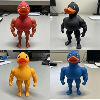 Desktop Prank: Muscular Duck Ornament