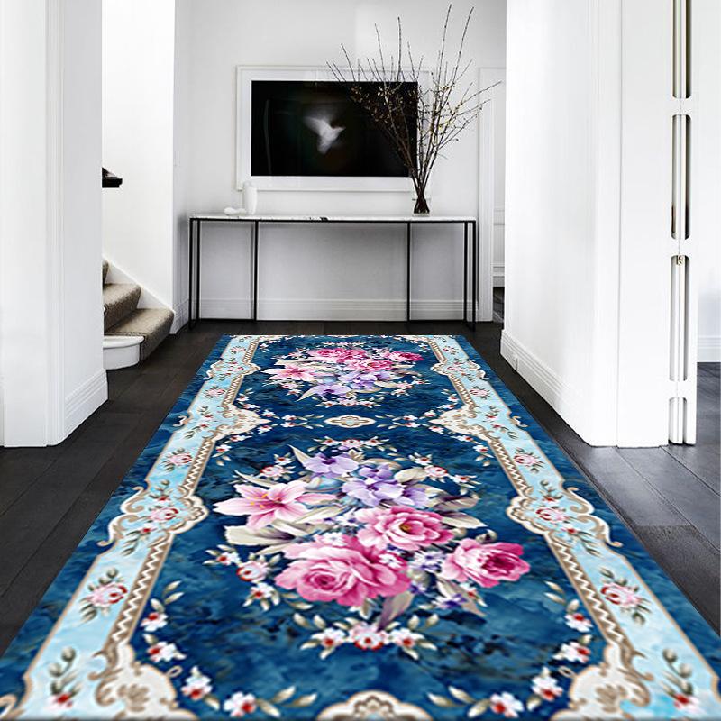European Style Corridor Carpet Modern Household Carpet Entrance Hall Stairwell Corridor Fully Covered Carpet