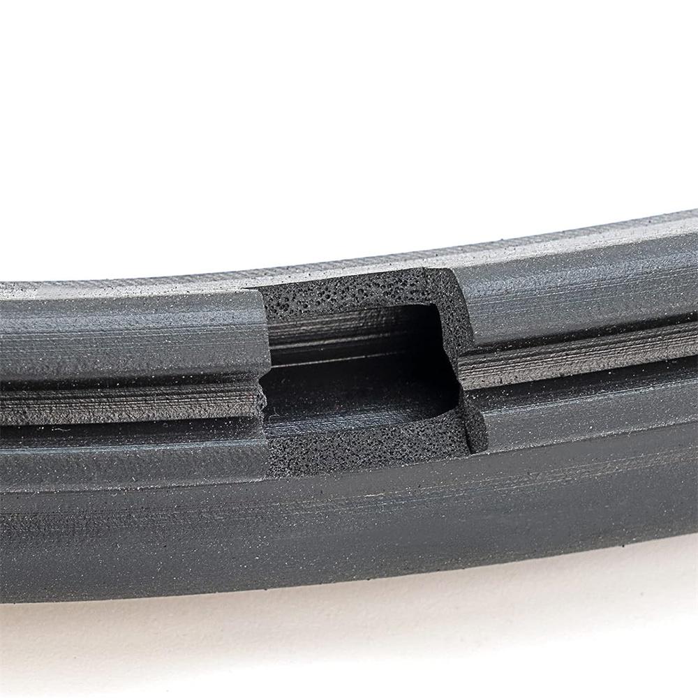 Fremre Komplett Dørtrim Tetningslist Værstripe Sett Passer til Jeep Wrangler JK 2007-2018 2 stk