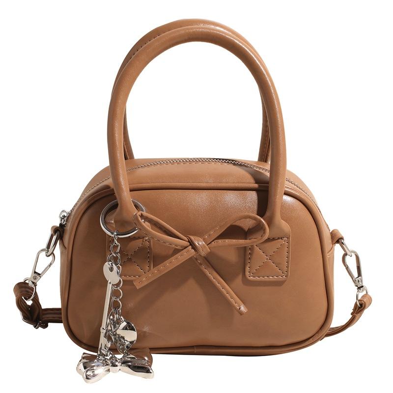 This Year's New Niche Retro Ballet Style Design Sense Portable Bowling Bag Women's Versatile Foreign Style Commuter Messenger Bag