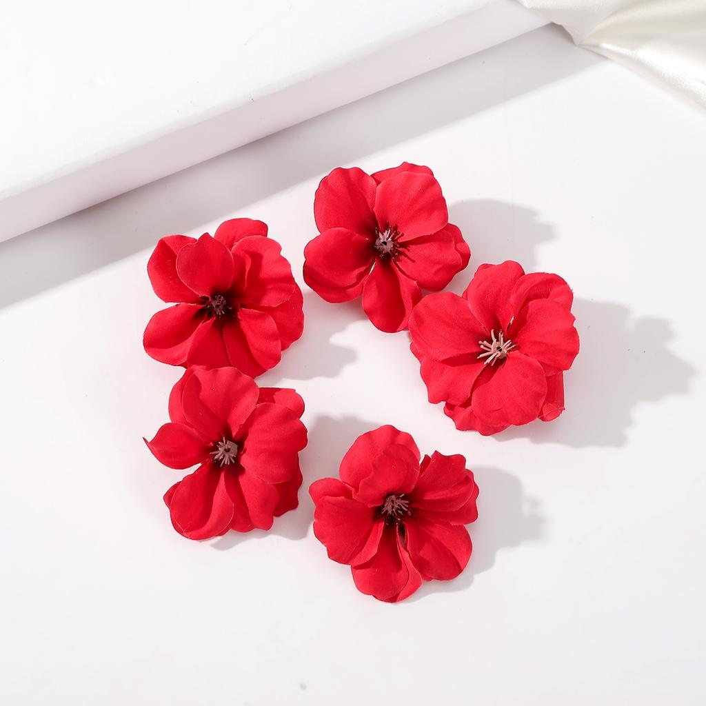 AWAYTR 6 Pcs Grampos de Cabelo Girassol Franja Lateral Clipe Margarida Fofa Pequena Flor Presilhas de Cabelo Grampo Bico de Pato Acessórios de Cabelo Femininos