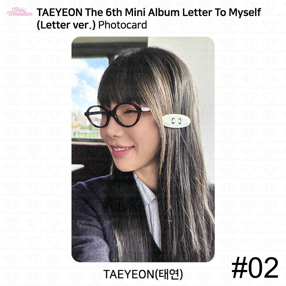 

Taeyeon 6th Mini Album Letter To Myself Официальная фотокарточка KPOP K-POP SNSD Letter ver #2
